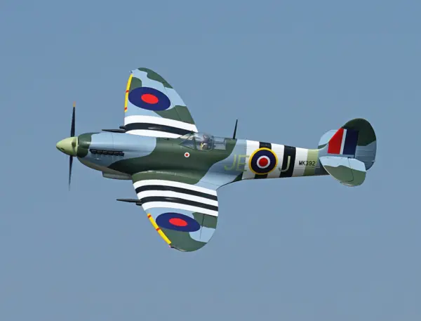 Xfly Supermarine Spitfire Mkix Green 1200mm Without Tx/Rx/Batt