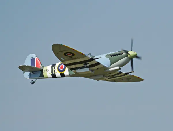 Xfly Supermarine Spitfire Mkix Green 1200mm Without Tx/Rx/Batt