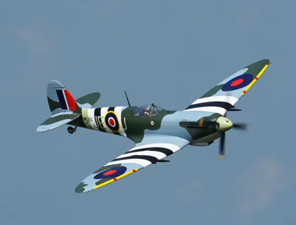 Xfly Supermarine Spitfire Mkix Green 1200mm Without Tx/Rx/Batt