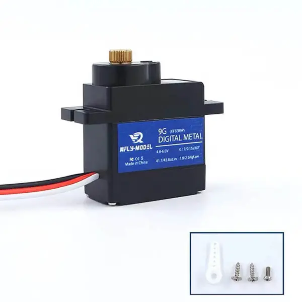 Xfly 9g Digital Metal Gear Servo Positive With 50mm Lead