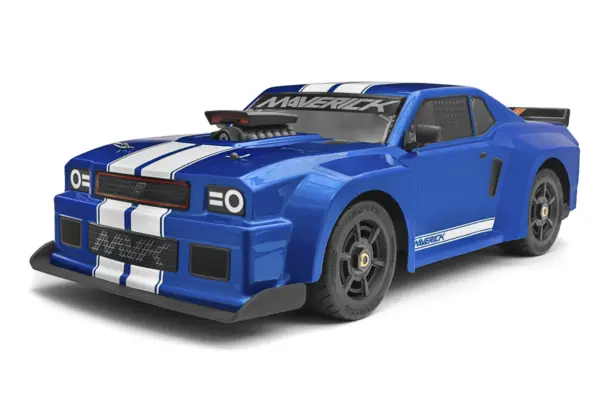 Maverick Rc Quantumr Flux 4s 1/8 4wd Muscle Car - Blue