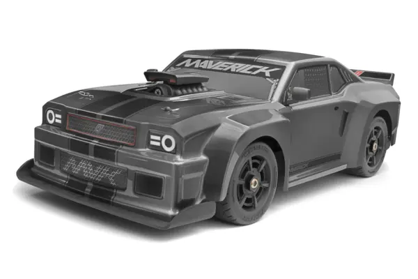 Maverick Rc Quantumr Flux 4s 1/8 4wd Muscle Car - Grey