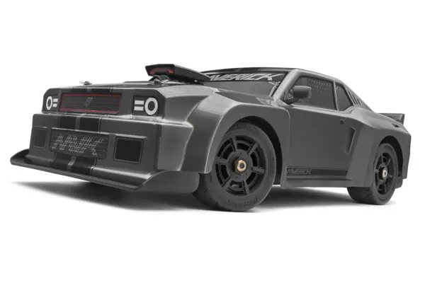 Maverick Rc Quantumr Flux 4s 1/8 4wd Muscle Car - Grey