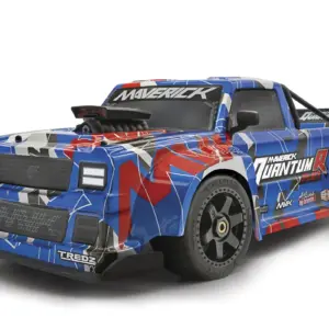 Maverick Rc Quantumr Flux 4s 1/8 4wd Race Truck - Blue/Red