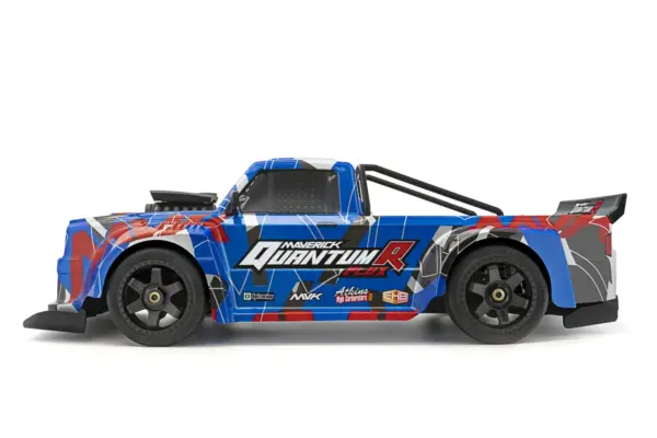 Maverick Rc Quantumr Flux 4s 1/8 4wd Race Truck - Blue/Red