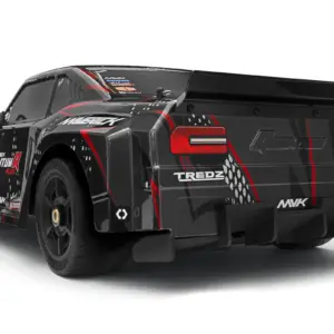 Maverick Rc Quantumr Flux 4s 1/8 4wd Muscle Car - Black/Red