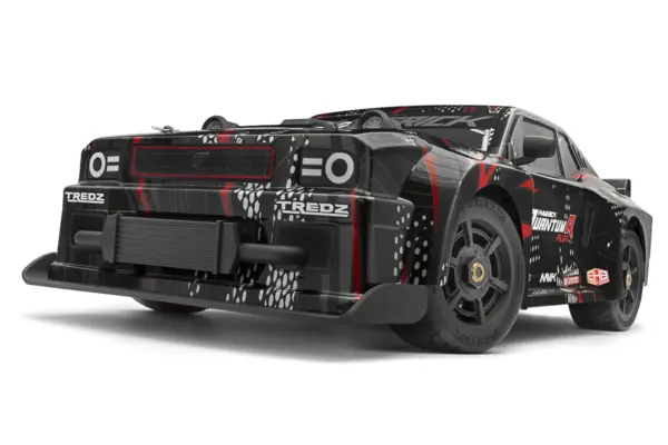 Maverick Rc Quantumr Flux 4s 1/8 4wd Muscle Car - Black/Red