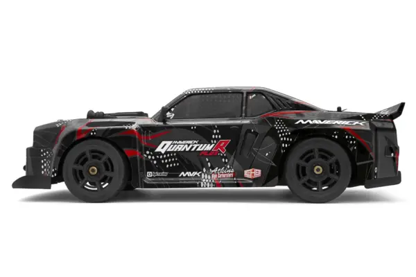 Maverick Rc Quantumr Flux 4s 1/8 4wd Muscle Car - Black/Red