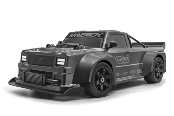 Maverick Rc Quantumr Flux 4s 1/8 4wd Race Truck - Grey