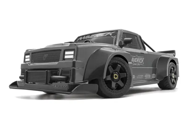 Maverick Rc Quantumr Flux 4s 1/8 4wd Race Truck - Grey