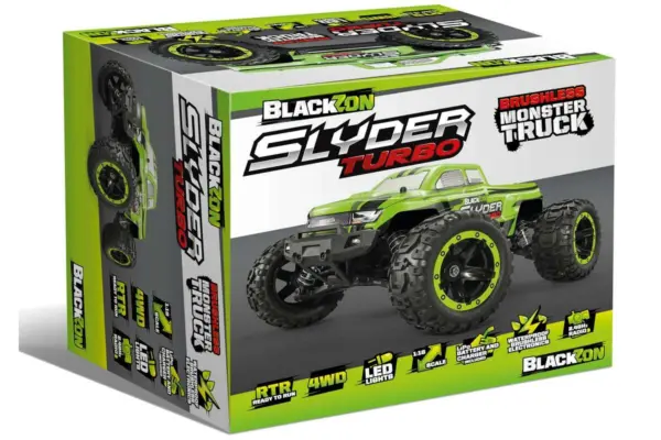 Blackzon Slyder Mt Turbo 1/16 4wd 2s Brushless - Green