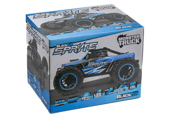 Blackzon Spryte Mt 1/20 4wd Electric Monster Truck - Blue