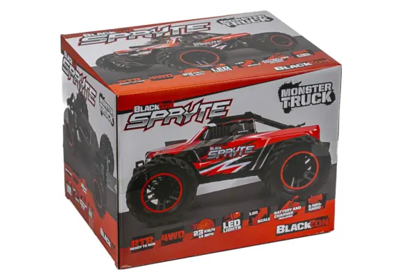 Blackzon Spryte Mt 1/20 4wd Electric Monster Truck - Red