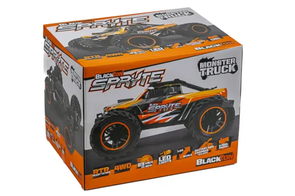 Blackzon Spryte Mt 1/20 4wd Electric Monster Truck - Orange