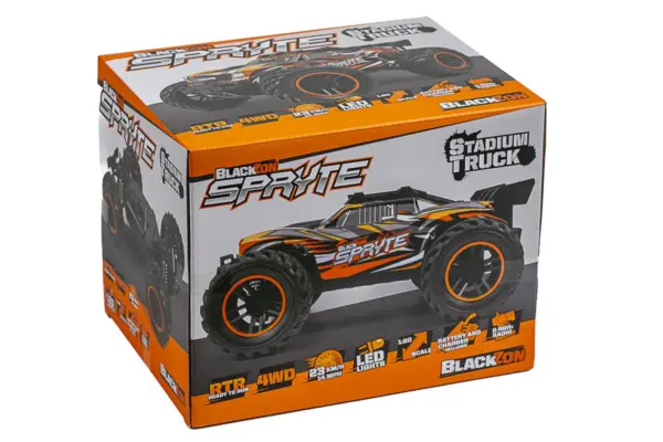 Blackzon Spryte St 1/20 4wd Electric Stadium Truck - Orange