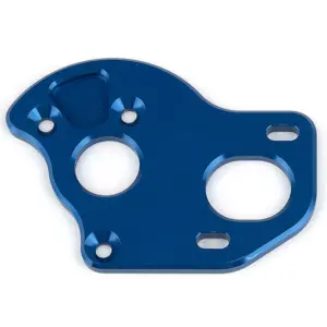 Team Associated RC10T6.2 Laydown Motor Plate Blue Aluminium