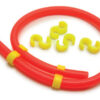 Fastrax Fuel Tube Clips (6) Yellow - Image 2