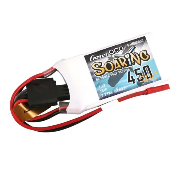Gensace Soaring LiPo 2S 7.4V-450-30C(JST) 56.5x31x9mm 33g