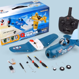 XKS A500 Q-Version F4U Corsair – 4CH RC Airplane with 3D/6G Gyro