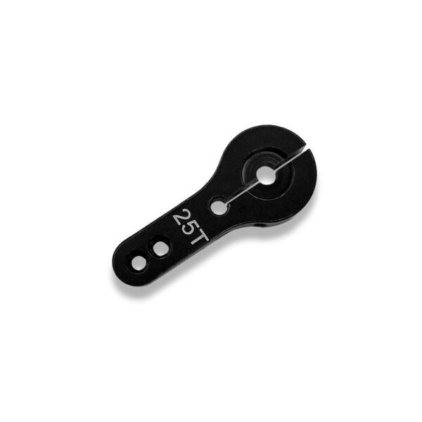 Black Aluminium Super Strong Servo Horn 25t