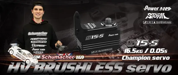 Power Hd S15 Low Pro Hv Mg Brushless Alu Case SSR Mg 15kg/0.06s