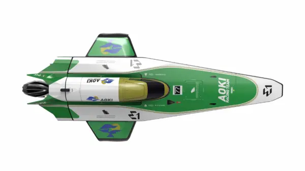 Joysway E1 Racebird 1:14 545mm RTR Hydrofoil Boat Team Aoki