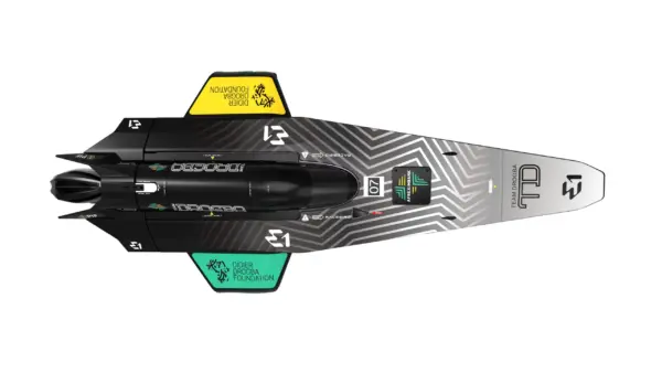 Joysway E1 Racebird 1:14 545mm RTR Hydrofoil Boat Team Drogba