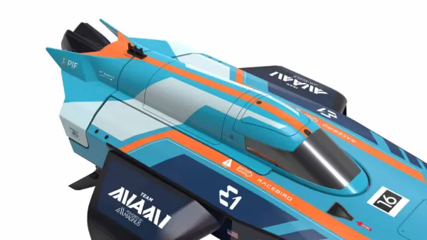 Joysway E1 Racebird 1:14 545mm RTR Hydrofoil Boat Team Miami