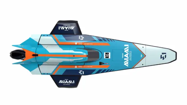 Joysway E1 Racebird 1:14 545mm RTR Hydrofoil Boat Team Miami