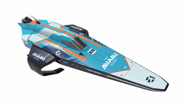 Joysway E1 Racebird 1:14 545mm RTR Hydrofoil Boat Team Miami