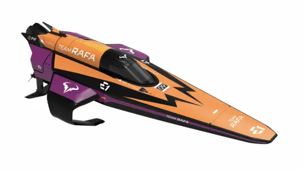 Joysway E1 Racebird 1:14 545mm RTR Hydrofoil Boat Team Rafa