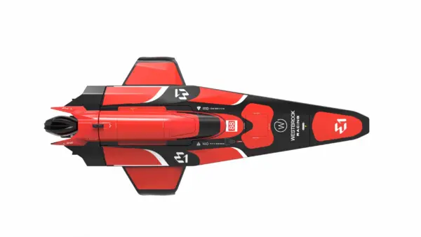 Joysway E1 Racebird 1:14 545mm RTR Hydrofoil Boat White