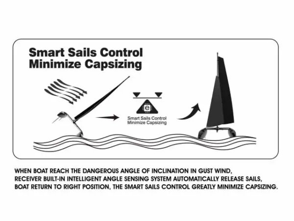 Joysway Binary V3 Catamaran 400mm 2.4G RTR Sailboat