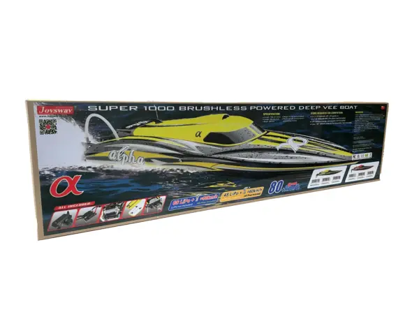 Joysway Alpha Deep Vee Brushless 1060mm 2.4g RTR Boat (Y) (2x3s-5000)