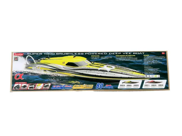 Joysway Alpha Deep Vee Brushless 1060mm 2.4g RTR Boat (Y) (2x3s-5000)