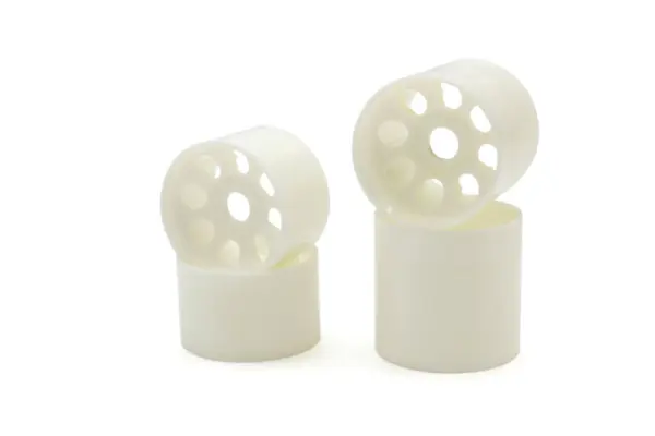 Front & Rear White Wheels Kyosho EP Fantom 4WD (4)