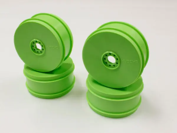 Kyosho Inferno MP9-MP10 Green Dish Wheel (4)