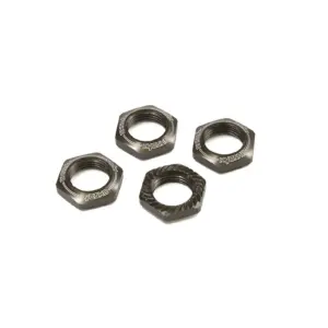 Serrated Wheel Nuts Kyosho Inferno 1:8 (4) Gun Metal