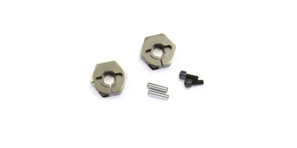Cramp Wheel Hub (45) Kyosho TF6 - Lazer ZX5-ZX7 (2) Gun Metal
