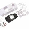 Bodyshell Porsche 911 GT3 RS Mini-Z + 2WD Rims (White Body) - Image 2