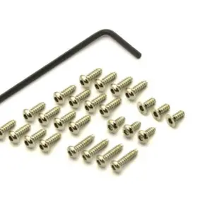 Button HEX Screw Set Kyosho Mini-Z MR03 - Nickel