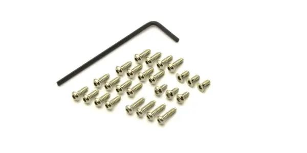 Button HEX Screw Set Kyosho Mini-Z MR03 - Nickel