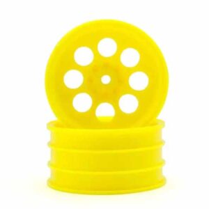 Kyosho Optima Mid Front Wheel 8 Holes Yellow 50mm (2)