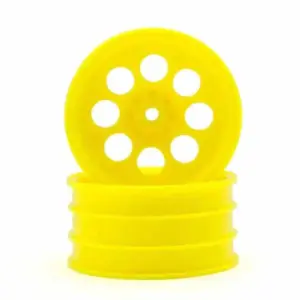 Kyosho Optima Mid Front Wheel 8 Holes Yellow 50mm (2)