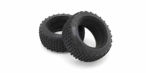 Kyosho Turbo Optima Front Medium Tires 50x83x30mm (2) - Block Type