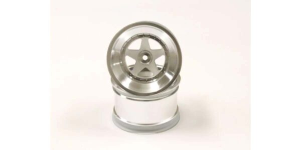 Kyosho Scorpion 2014 Satin Chromed Rear Wheel 2.2 Inches (2)