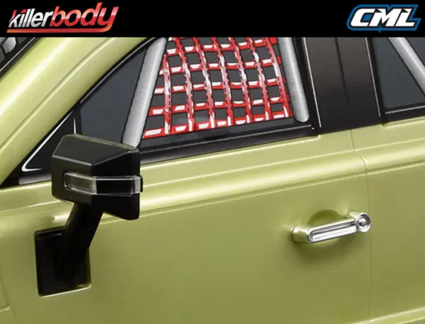 Killerbody Black Plastic Door Handle 1/10 Scale