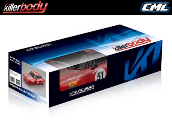 Killerbody Alfa Romeo 2000 Gtam 190mm Finished Body Red