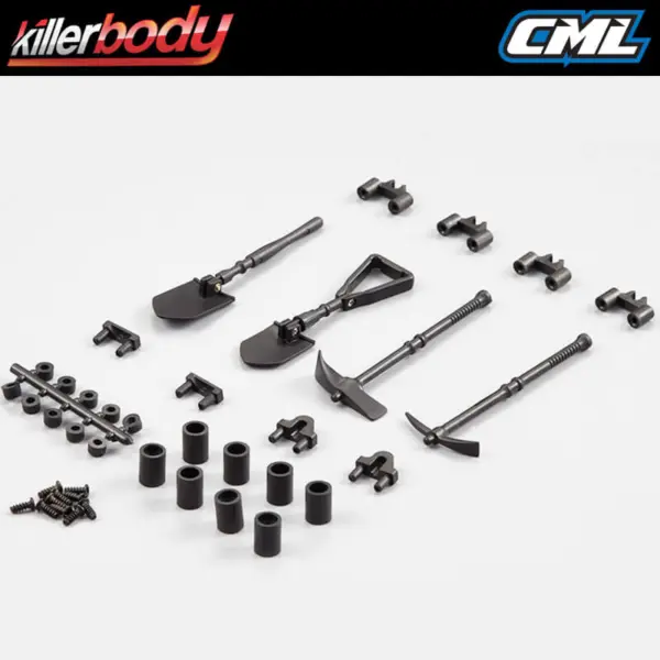 Killerbody Moulded Outdoor Tool Set 1/10 Truck