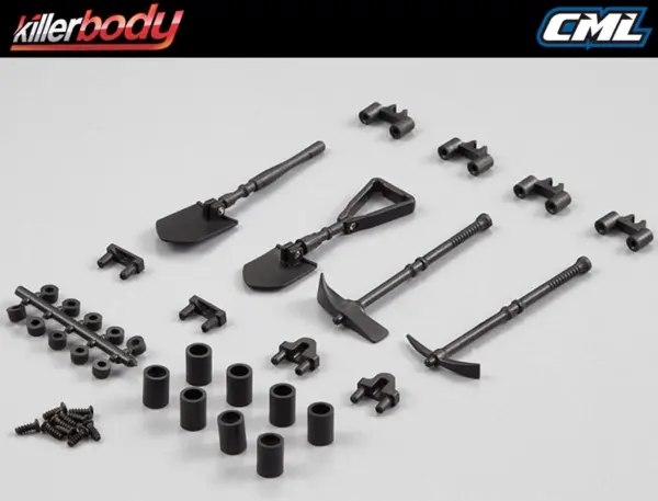 Killerbody Moulded Outdoor Tool Set 1/10 Truck